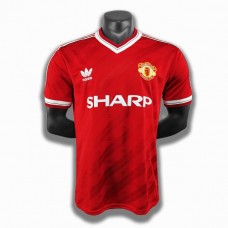 Manchester United 86/88 Home Red Soccer Jersey